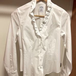 Brooke Brothers long sleeve button down blouse. Brand new with tags. Never worn.